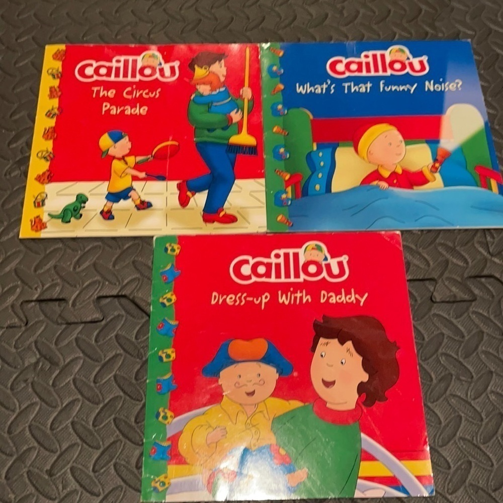 Caillou books for age3and up